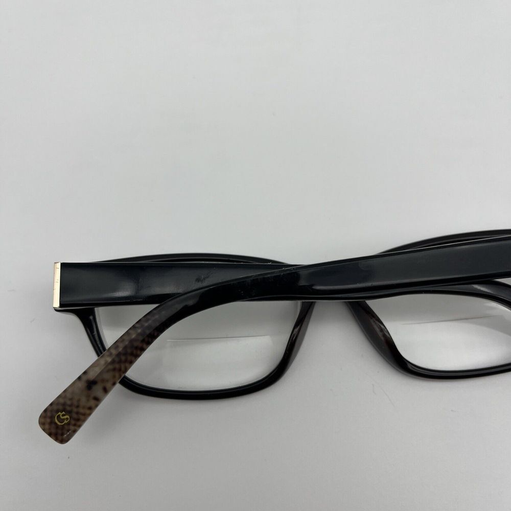 Christian Soriano CV Carmen Eyeglasses Frames 53-14-138 BWNSK Snakeskin Inspired - Picture 6 of 16